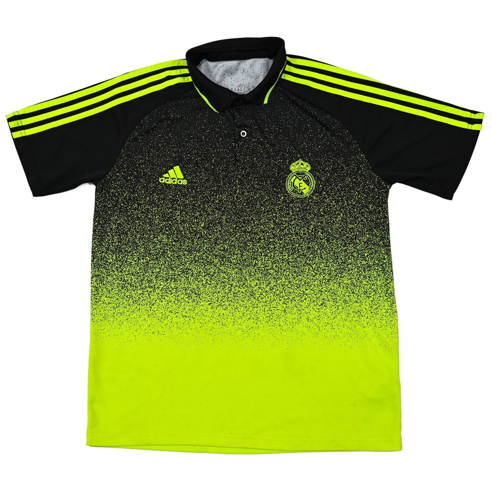 Real Madrid 2017 Adidas Polo Shirt Football Shirt Soccer Jersey Men's Medium